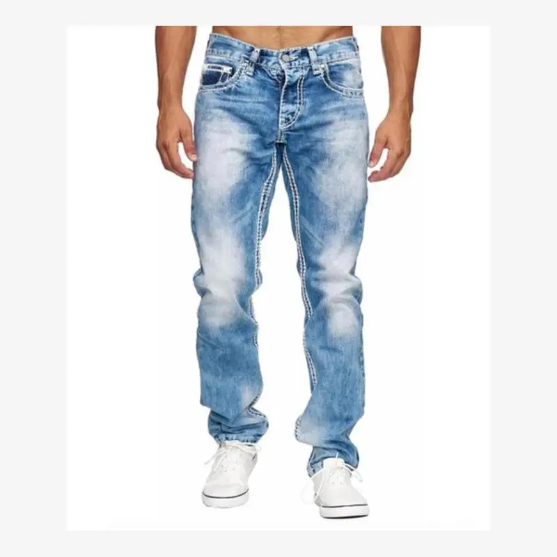 Мужские джинсы свободного кроя, 2024, длинные хлопчатобумажные летние молодежные прямые брюки со средней талией, со средней талией 
Мужские джинсы свободного кроя, 2024, длинные хлопчатобумажные летние молодежные прямые брюки со средней талией, со средней талией