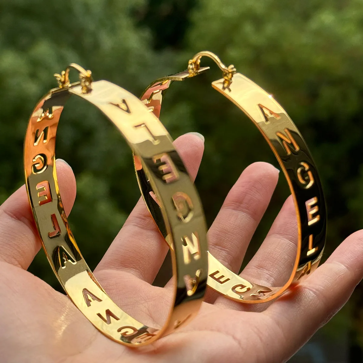Custom Name Stainless Steel Earrings Personalized Letters Hoop Earrings For Women Men Punk Hip-hop Earrings Jewelry Gift
Custom Name Stainless Steel Earrings Personalized Letters Hoop Earrings For Women Men Punk Hip-hop Earrings Jewelry Gift