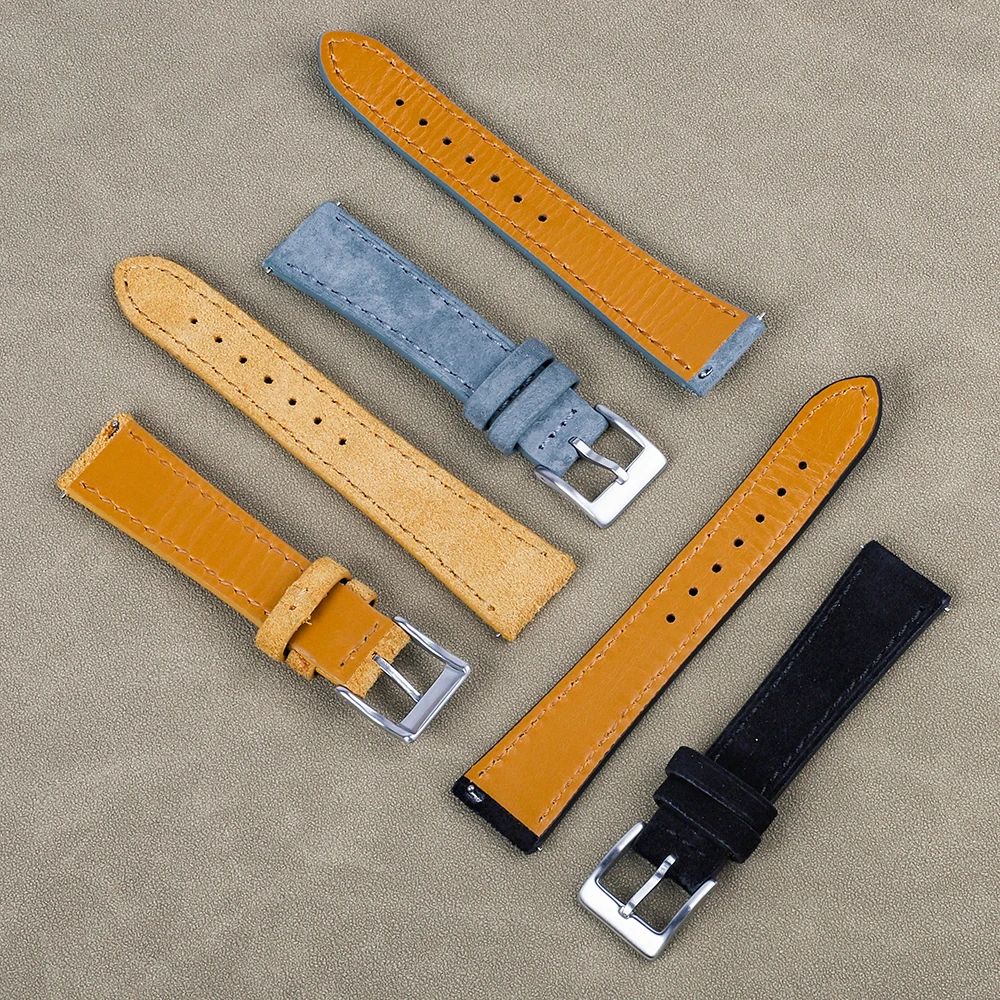 Soft Sude Watch Strap 18mm 20mm 22mm Black Gray Brown Watch Band Quick Release Replacement Watchband Watch Accessories
Soft Sude Watch Strap 18mm 20mm 22mm Black Gray Brown Watch Band Quick Release Replacement Watchband Watch Accessories