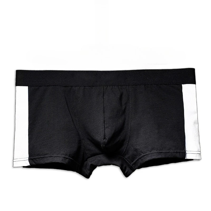 Men's Cotton Boxer Briefs Low Waist Breathable Underwear with Color Block Sides Youth Fashion Comfortable Underpants Daily Wear
Men's Cotton Boxer Briefs Low Waist Breathable Underwear with Color Block Sides Youth Fashion Comfortable Underpants Daily Wear