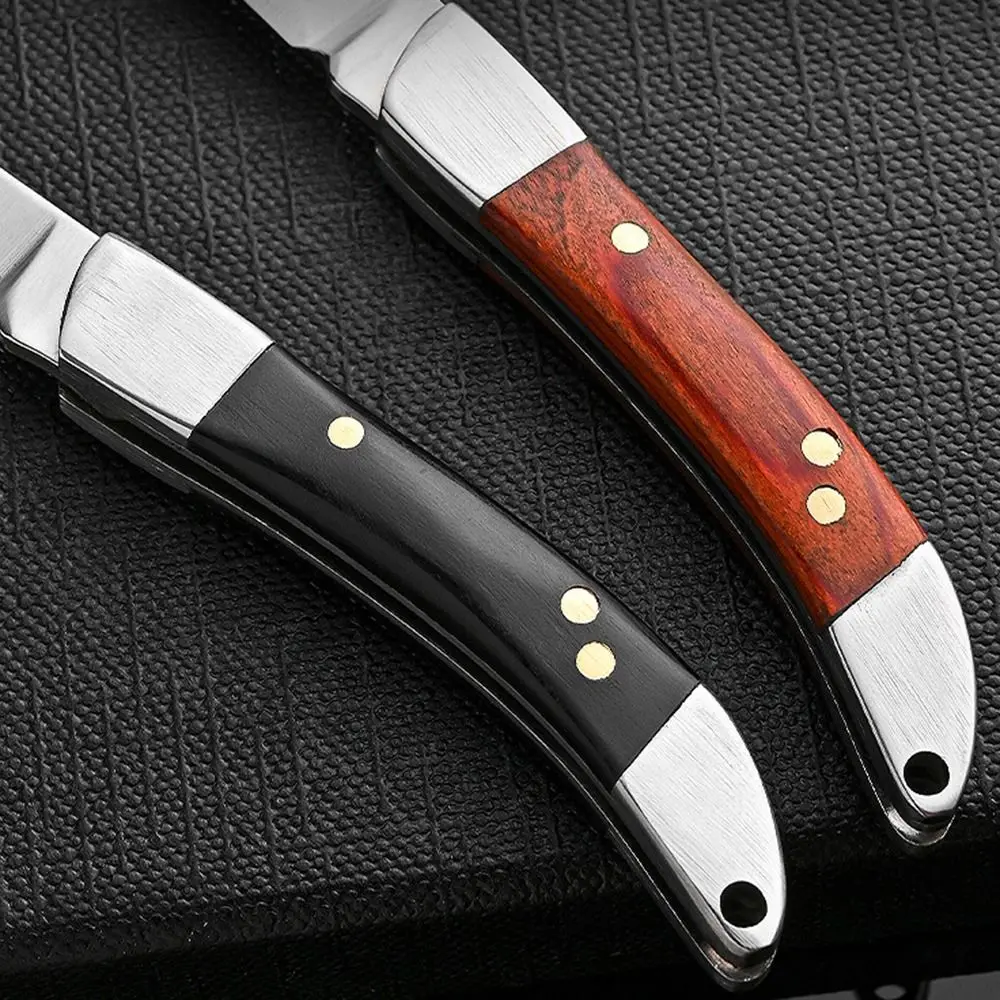 Wooden Handle Portable Sharp Cutter Rust-resistant High Hardness Mini Pocket Cutter Stainless Steel Multi-purpose
Wooden Handle Portable Sharp Cutter Rust-resistant High Hardness Mini Pocket Cutter Stainless Steel Multi-purpose