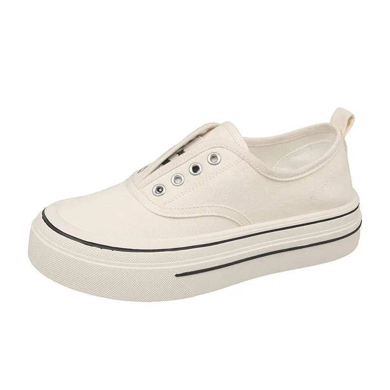 2026 Autumn New Slip-On Canvas Shoes Women White Shoes Summer Student Flat Bottom Casuals Women's Sneakers
2026 Autumn New Slip-On Canvas Shoes Women White Shoes Summer Student Flat Bottom Casuals Women's Sneakers