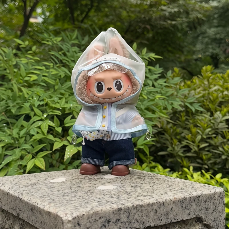 Suitable for V1 V2 V3 Labubu Doll Clothes Plush Doll Dress Up Raincoat DIY Clothing Accessories Creative Toys Birthday Gift
Suitable for V1 V2 V3 Labubu Doll Clothes Plush Doll Dress Up Raincoat DIY Clothing Accessories Creative Toys Birthday Gift