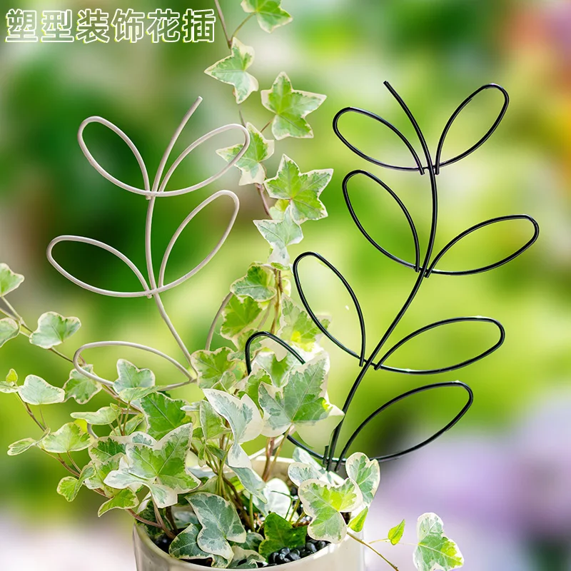 Wrought Iron Plant Support Creative Leaf Shaped Trellis for Climbing Vines Horticultural Decorative Flowerpot Bracket
Wrought Iron Plant Support Creative Leaf Shaped Trellis for Climbing Vines Horticultural Decorative Flowerpot Bracket