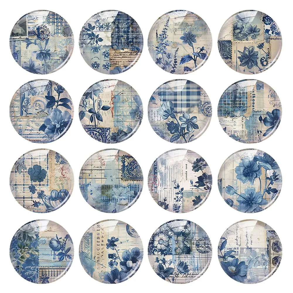 Handmade Blue Flower Fabric Photo Glass Cabochon Flatback Demo Flat Back Cameo For Diy Jewelry Making Supplies Accessories
Handmade Blue Flower Fabric Photo Glass Cabochon Flatback Demo Flat Back Cameo For Diy Jewelry Making Supplies Accessories