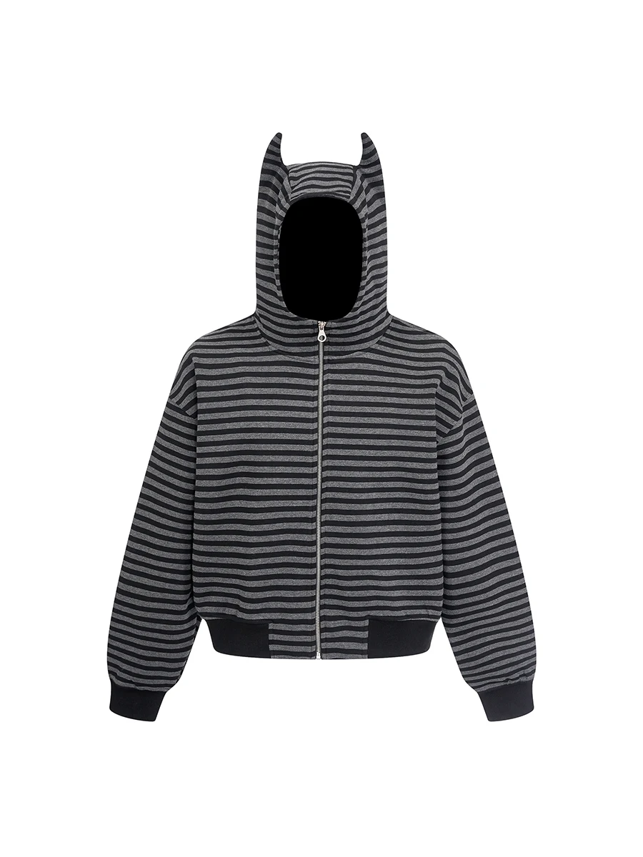 Retro American Striped Hoodie Jaet Men's Women's Loose Drapey Open Cardigan Top Trendy Streetwear Zipper Sle Casual Wear
Retro American Striped Hoodie Jaet Men's Women's Loose Drapey Open Cardigan Top Trendy Streetwear Zipper Sle Casual Wear