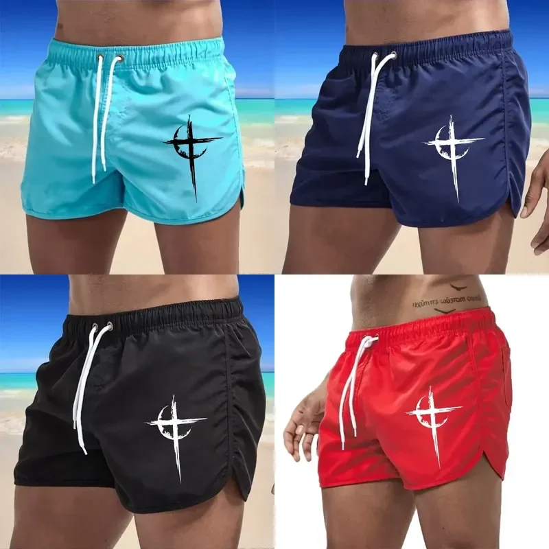 Quick-Drying Men's Swimming Shorts for Beach and Summer Activities with Ventilated Design and Adjustable Drawstring Waist
Quick-Drying Men's Swimming Shorts for Beach and Summer Activities with Ventilated Design and Adjustable Drawstring Waist