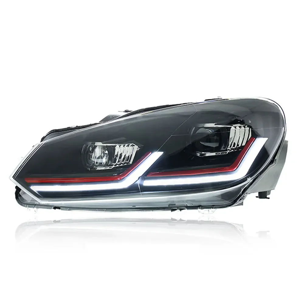 Автомобильные фары для VW Volkswagen Golf 6, светодиодные фары MK 6 2009-2012, обновление DRL, передние фары в стиле GTI
Автомобильные фары для VW Volkswagen Golf 6, светодиодные фары MK 6 2009-2012, обновление DRL, передние фары в стиле GTI