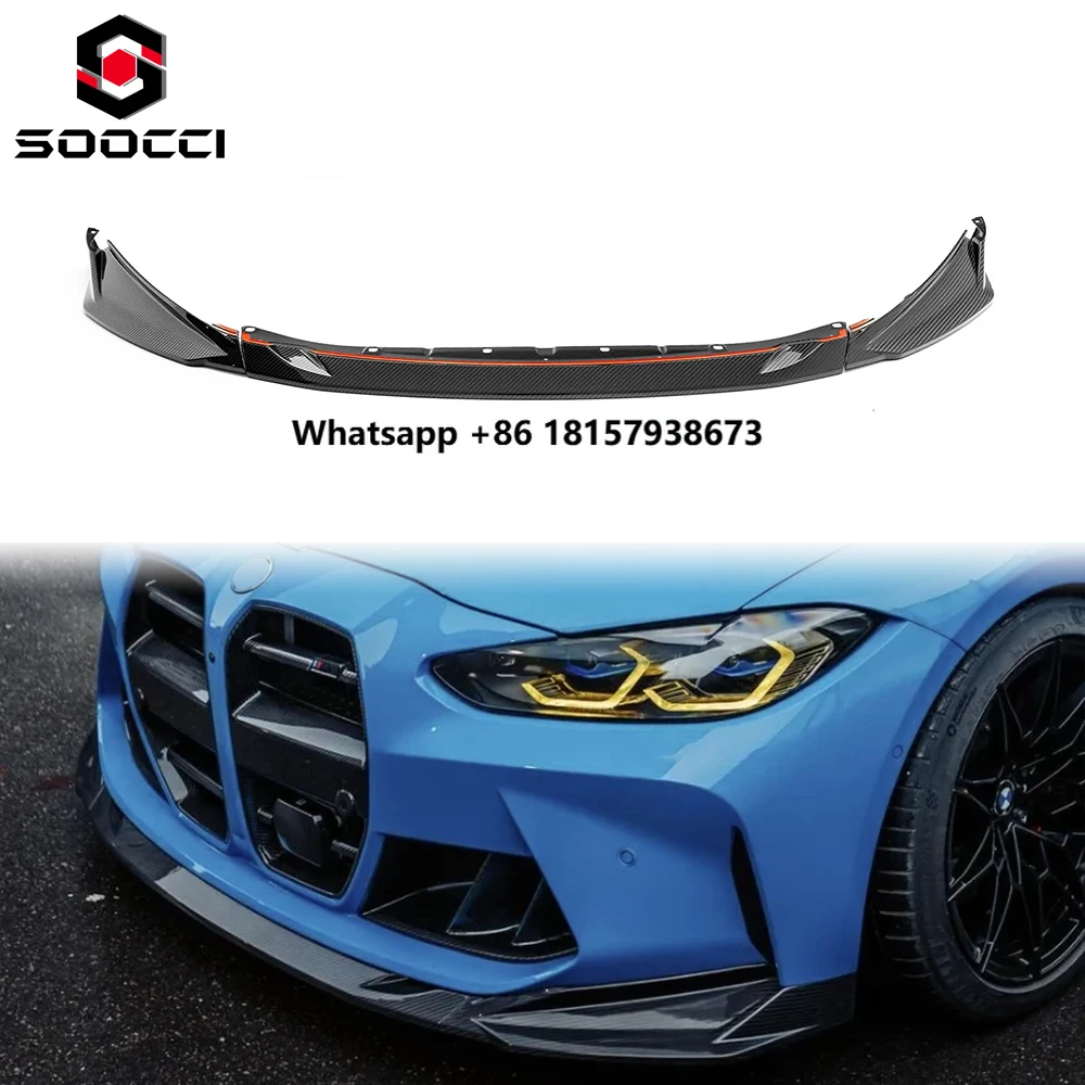 Dry Carbon Fiber Front Bumper Lip R44 Style Splitter for M3 M4 G80 G8X G82 G83 Front Splitter Chin Front Scoop Spoiler
Dry Carbon Fiber Front Bumper Lip R44 Style Splitter for M3 M4 G80 G8X G82 G83 Front Splitter Chin Front Scoop Spoiler