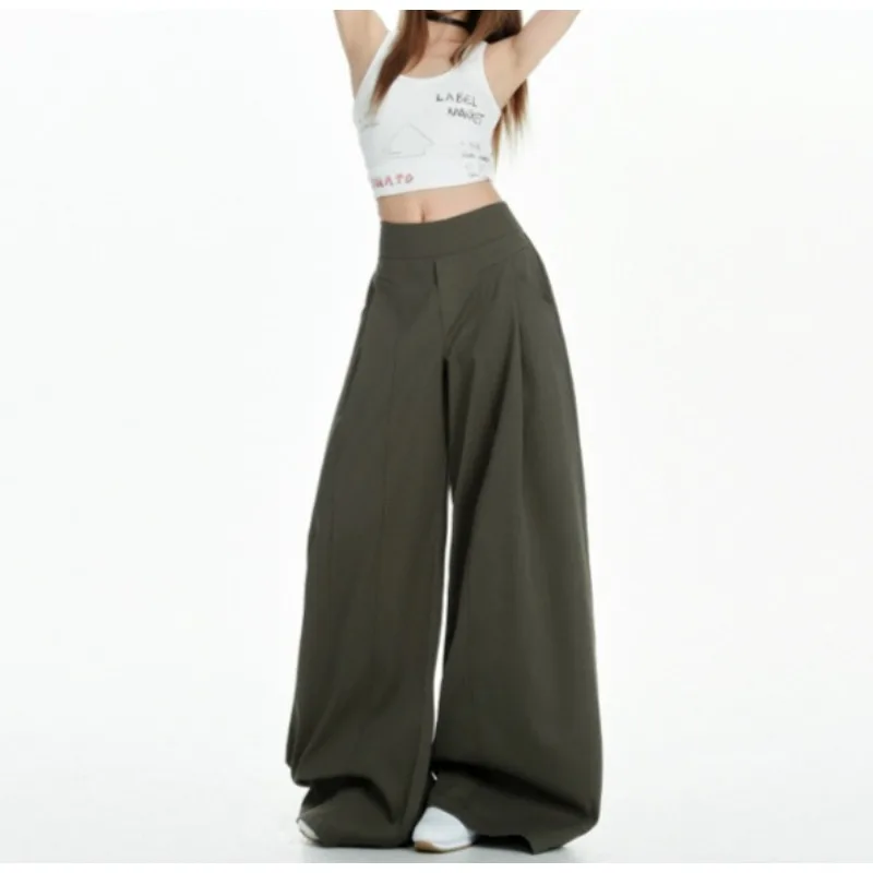 High Waist Women Casual Pants Office Ladies Korean Fashion Trousers Loose Female Pants New 2026
High Waist Women Casual Pants Office Ladies Korean Fashion Trousers Loose Female Pants New 2026