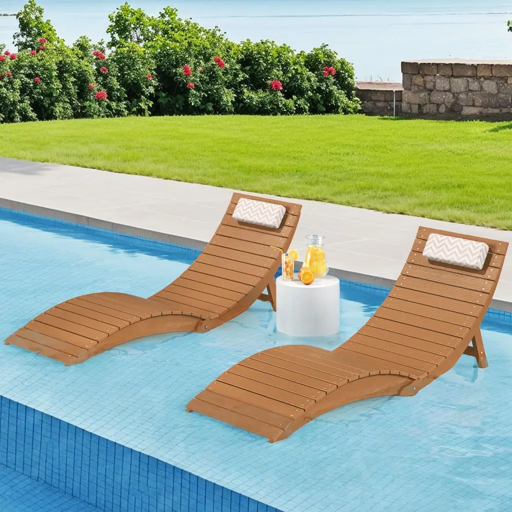 Pool Lounge Chairs Set of 4, PreAssembled HDPS AntiFloating Lounge Chair with Headrest for inPool UseMax Depth 8Inches, Ideal f
Pool Lounge Chairs Set of 4, PreAssembled HDPS AntiFloating Lounge Chair with Headrest for inPool UseMax Depth 8Inches, Ideal f
