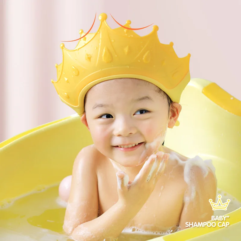 Children's Hair Cleaning Cap Baby Silicone Bathroom Waterproof Ear Protection Shower Cap Infant Cartoon Crown Water Play Cap
Children's Hair Cleaning Cap Baby Silicone Bathroom Waterproof Ear Protection Shower Cap Infant Cartoon Crown Water Play Cap