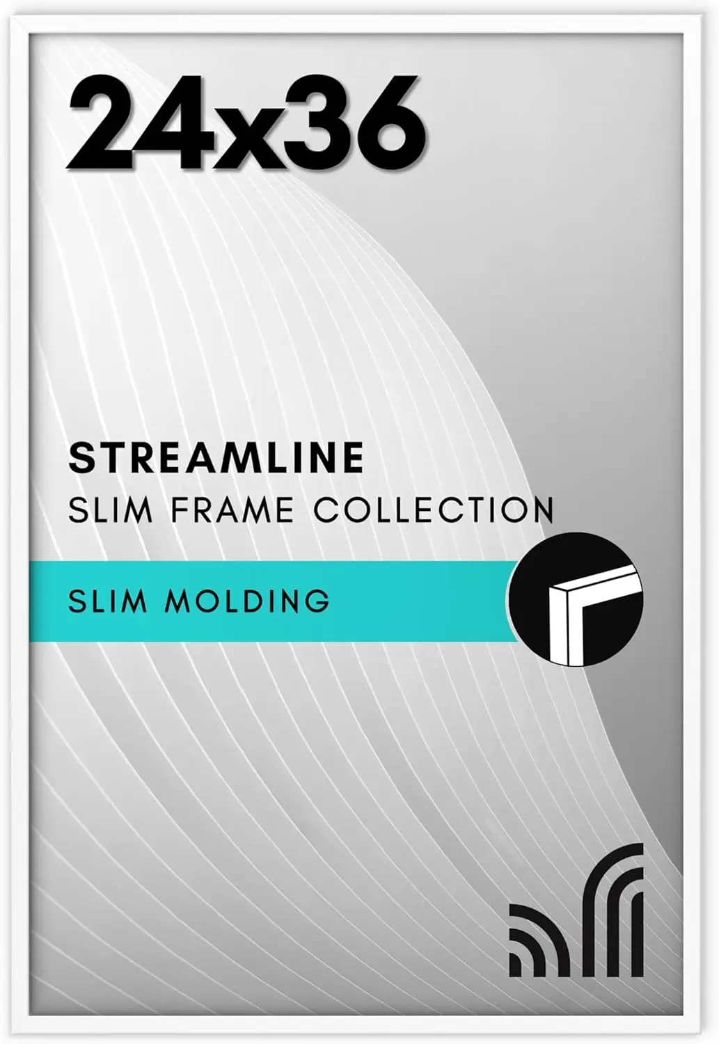 Изящная белая рамка для постеров 24x36 с полированным оргстеклом - тонкая рамка для настенного размещения - крепеж для подвешивания в комплекте
Изящная белая рамка для постеров 24x36 с полированным оргстеклом - тонкая рамка для настенного размещения - крепеж для подвешивания в комплекте