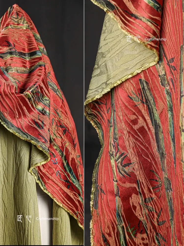 Жаккардовая ткань с уксусной кислотой, подвесной костюм, куртка, дизайнерская ткань для одежды на дворе, ткань для шитья одежды, ткань «сделай сам», швейные метры
Жаккардовая ткань с уксусной кислотой, подвесной костюм, куртка, дизайнерская ткань для одежды на дворе, ткань для шитья одежды, ткань «сделай сам», швейные метры