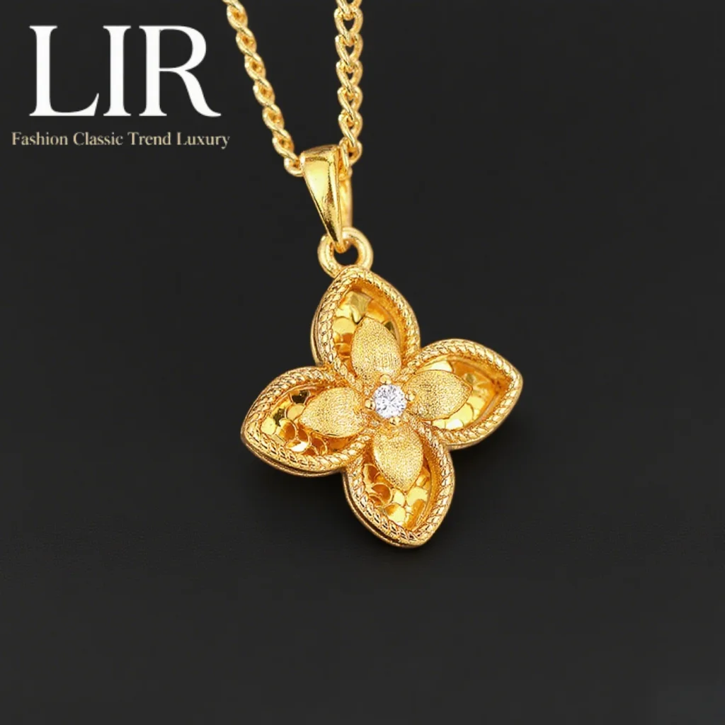 LIR Fadeless Non-deformable Necklace: Latest Plating, Exquisite Zircon - inlaid Double Clover Pendant, Sparkling Women's Jewelr
LIR Fadeless Non-deformable Necklace: Latest Plating, Exquisite Zircon - inlaid Double Clover Pendant, Sparkling Women's Jewelr