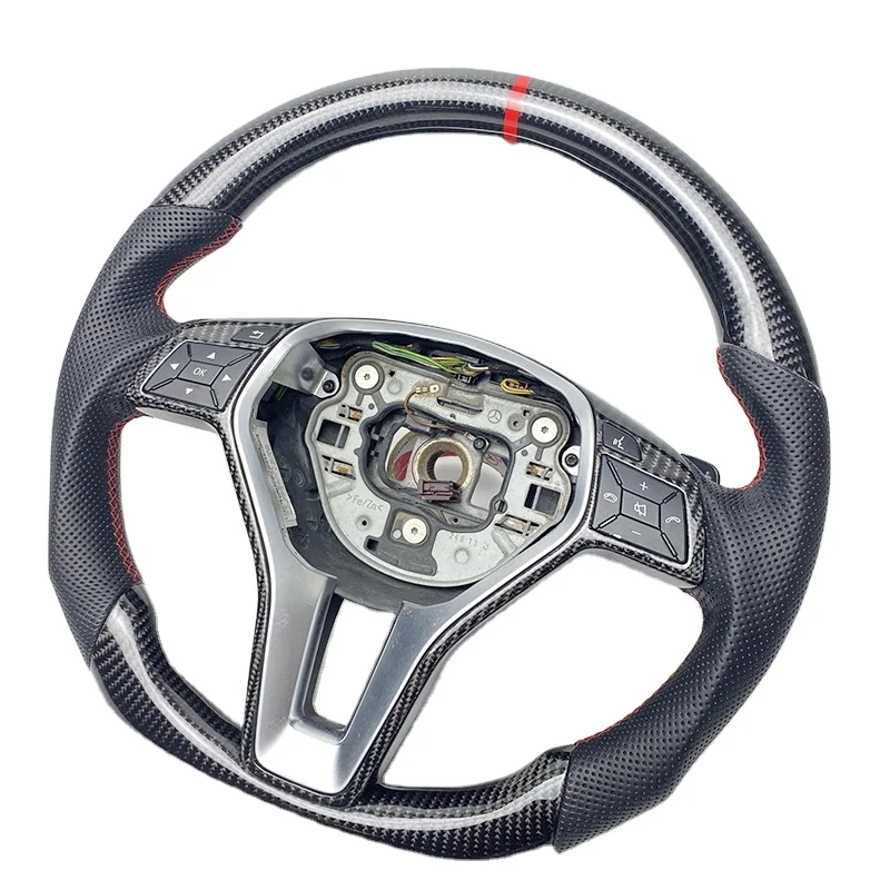 Customized Racing Carbon Fiber Steering Wheel for Mercedes-Benz B-class W246 C-class W204 CLA-class C117 Without airbags
Customized Racing Carbon Fiber Steering Wheel for Mercedes-Benz B-class W246 C-class W204 CLA-class C117 Without airbags