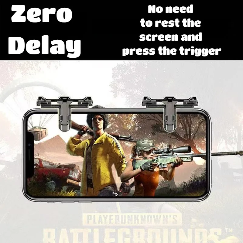 2Pcs Mobile Phone Gamepad Controller for PUBG Sensitive Aim Shooter L1R1 Alloy Key Button for IOS Android Universal Game Trigger
2Pcs Mobile Phone Gamepad Controller for PUBG Sensitive Aim Shooter L1R1 Alloy Key Button for IOS Android Universal Game Trigger