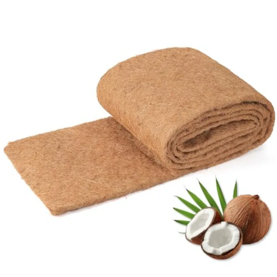 Coco Liner Roll, Natural Coconut Lers for Planter Flower Basket, Thick Coco Fiber Mat for Hangg Basket, Garden Decoration, Anim
Coco Liner Roll, Natural Coconut Lers for Planter Flower Basket, Thick Coco Fiber Mat for Hangg Basket, Garden Decoration, Anim