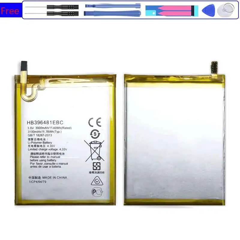 3100Mah For Huawei Honor 5X Ascend G7 Plus G8 G8X Good Low-Temperature Performance Durable Mobile Phone Battery HB396481EBC
3100Mah For Huawei Honor 5X Ascend G7 Plus G8 G8X Good Low-Temperature Performance Durable Mobile Phone Battery HB396481EBC