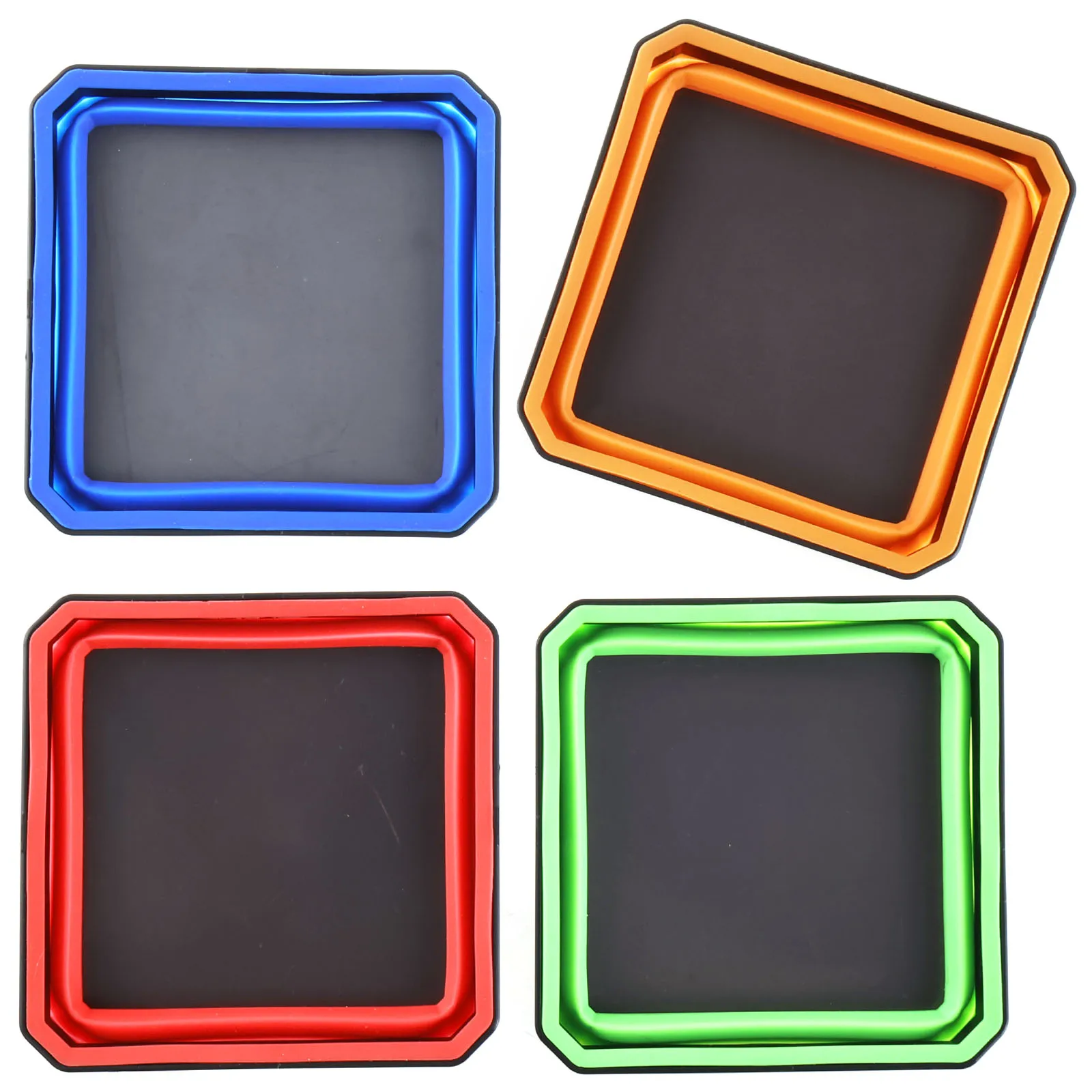 4Pcs Collapsible Magnetic Parts Tray Set Silicone Foldable Magnetic Tool Tray Multi-Color Magnetic Screw Storage Tray
4Pcs Collapsible Magnetic Parts Tray Set Silicone Foldable Magnetic Tool Tray Multi-Color Magnetic Screw Storage Tray