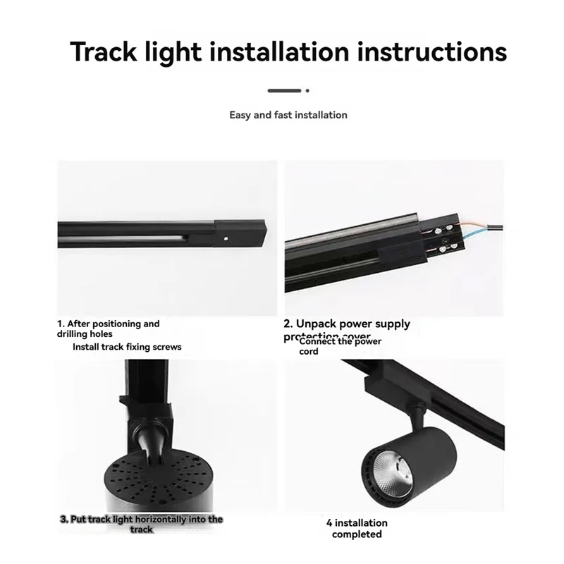 3Pcs 85V-265V Wide Voltage Led Track Light Clothing Shop Led Track Light For Shop Clothing Store
3Pcs 85V-265V Wide Voltage Led Track Light Clothing Shop Led Track Light For Shop Clothing Store