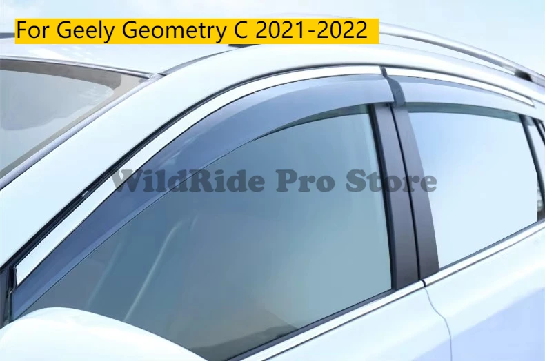 Car Window Vent Visor for Geely Geometry C 2021-2022 Injection Wind Deflectors Weather Shields Rain Guards Auto Accessories
Car Window Vent Visor for Geely Geometry C 2021-2022 Injection Wind Deflectors Weather Shields Rain Guards Auto Accessories