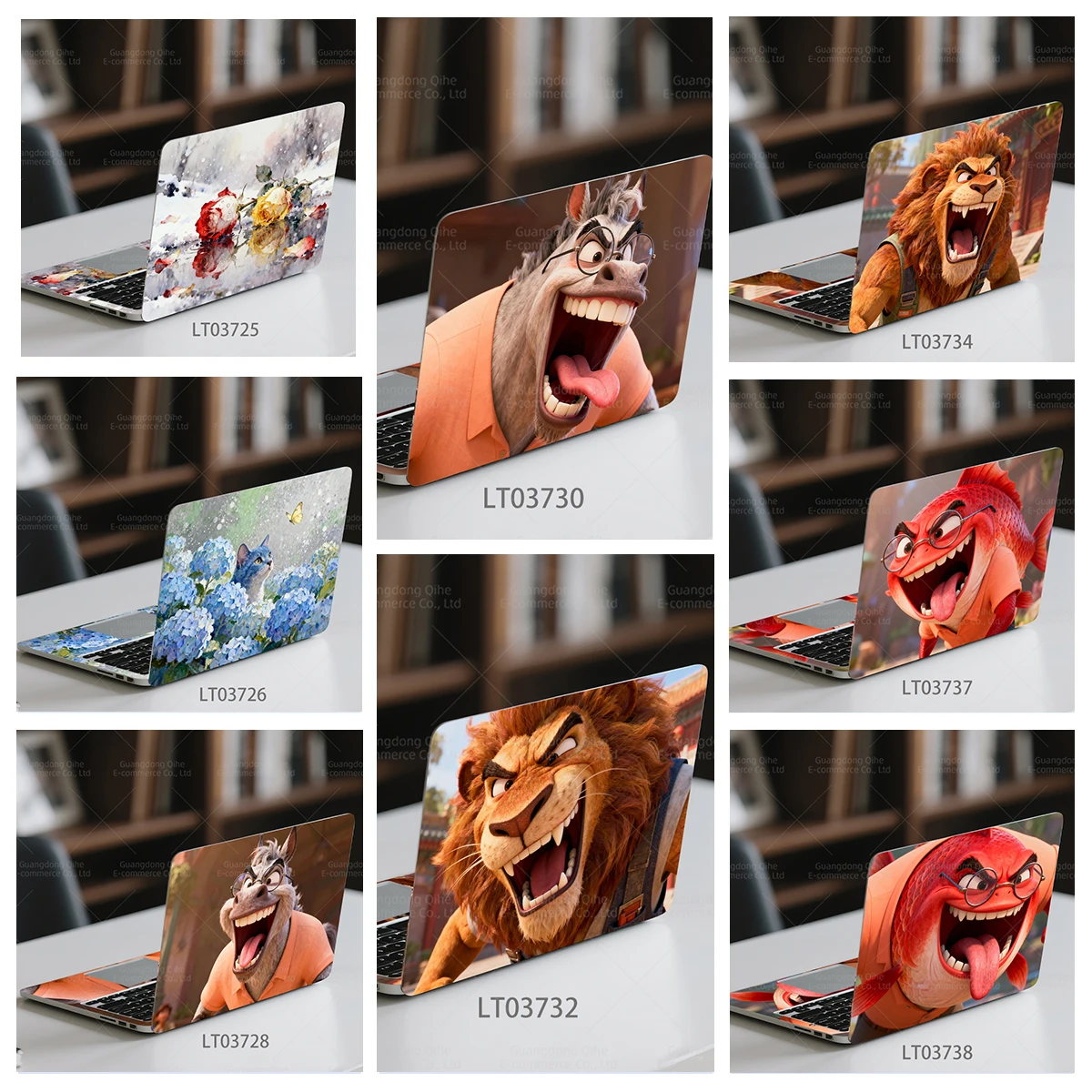 2 шт. водонепроницаемых наклеек из ПВХ для ноутбуков - Гортензия, Синяя кошка и Сумасшедшие животные, самоклеящиеся, прочные
2 шт. водонепроницаемых наклеек из ПВХ для ноутбуков - Гортензия, Синяя кошка и Сумасшедшие животные, самоклеящиеся, прочные