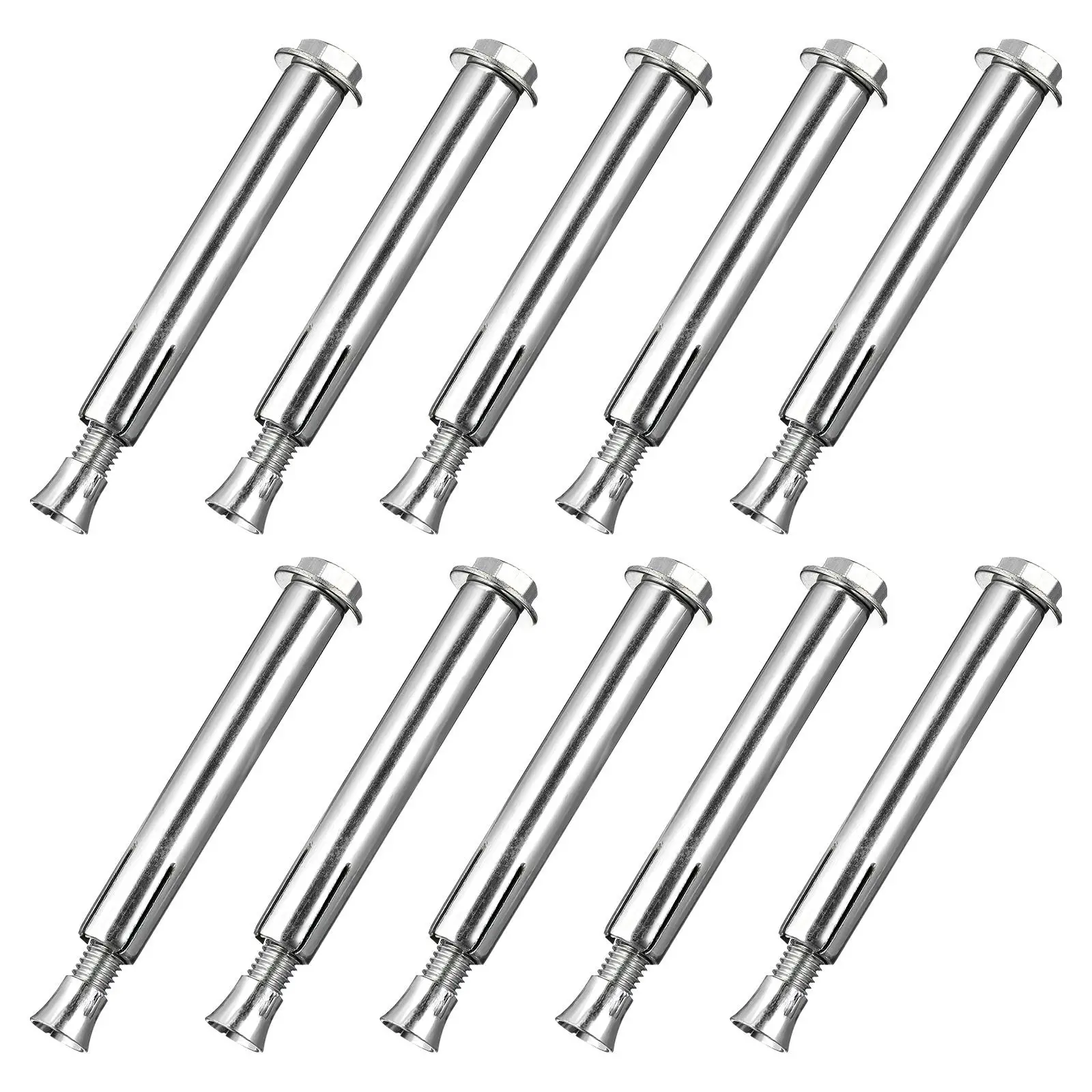 10pcs Ground Lock Screw for Speed Bumps Driveways Concrete Roads Expansion Bolts 80x100mm Sturdy Anchor Fastener Hardware
10pcs Ground Lock Screw for Speed Bumps Driveways Concrete Roads Expansion Bolts 80x100mm Sturdy Anchor Fastener Hardware