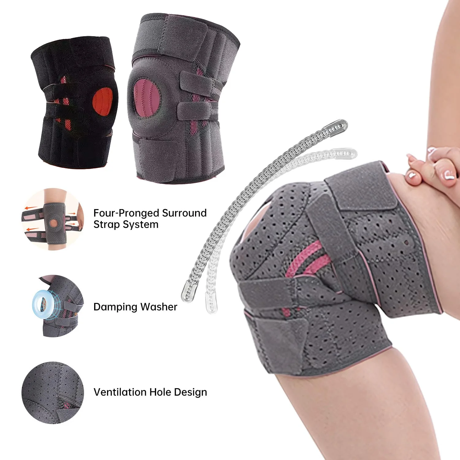 Knee Brace for Women and Men – Compression for Meniscus Tear Knee Sleeve with Patella Pad for Fast Recovery & Optimal Support
Knee Brace for Women and Men – Compression for Meniscus Tear Knee Sleeve with Patella Pad for Fast Recovery & Optimal Support