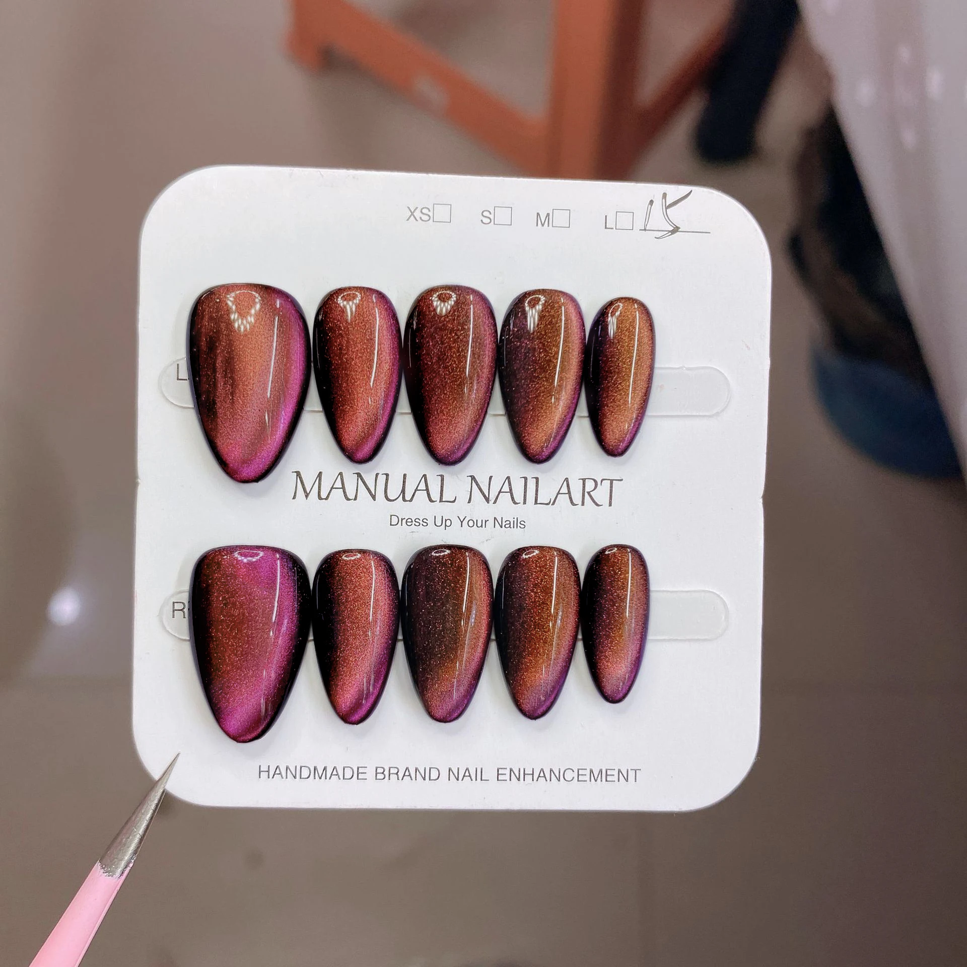 10pcs/Set False Nails Full Cover With Rhinestones Tips Fake Nails Decoration Art Wearing Nail Manicure DIY Press On Nails Plates
10pcs/Set False Nails Full Cover With Rhinestones Tips Fake Nails Decoration Art Wearing Nail Manicure DIY Press On Nails Plates