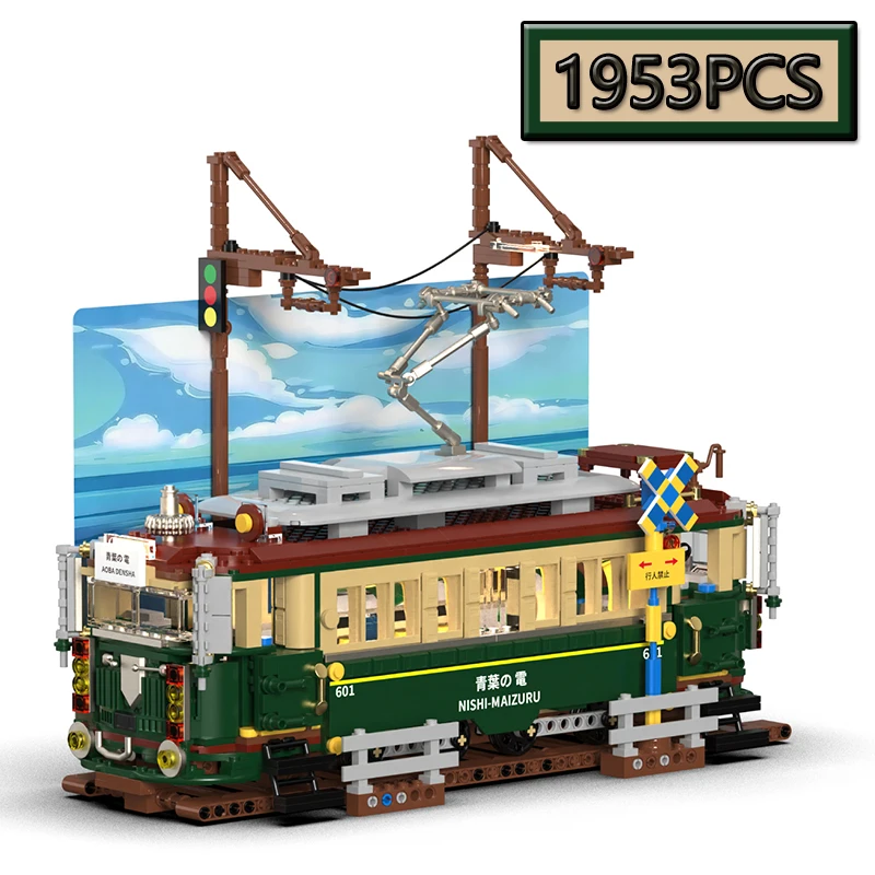 1953PCS City Traffic Retro Tram Simulation Building Blocks MOC DIY Creative Puzzle Toy for Children Birthday Gift
1953PCS City Traffic Retro Tram Simulation Building Blocks MOC DIY Creative Puzzle Toy for Children Birthday Gift