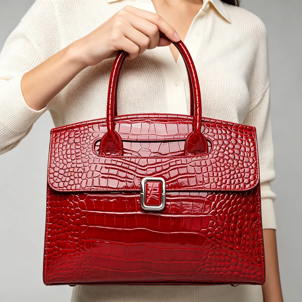 Large Capacity Cow Leather Women Handbag Glossy Croc Pattern Flap Tote Bag Detachable Strap Crossbody Business Bag
Large Capacity Cow Leather Women Handbag Glossy Croc Pattern Flap Tote Bag Detachable Strap Crossbody Business Bag