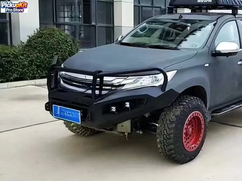 Classical Bull Bar Steel Front Bumper with Dual D‑Rings for Pajero Sport Montero
Classical Bull Bar Steel Front Bumper with Dual D‑Rings for Pajero Sport Montero