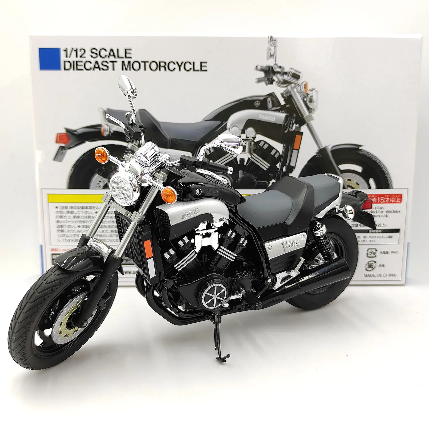Diecast 1:12 Scale Qingdao Society YAMAHA Vmax Simulation Alloy Motorcycle Model Collectible Toy Gift Souvenir Display Ornament
Diecast 1:12 Scale Qingdao Society YAMAHA Vmax Simulation Alloy Motorcycle Model Collectible Toy Gift Souvenir Display Ornament