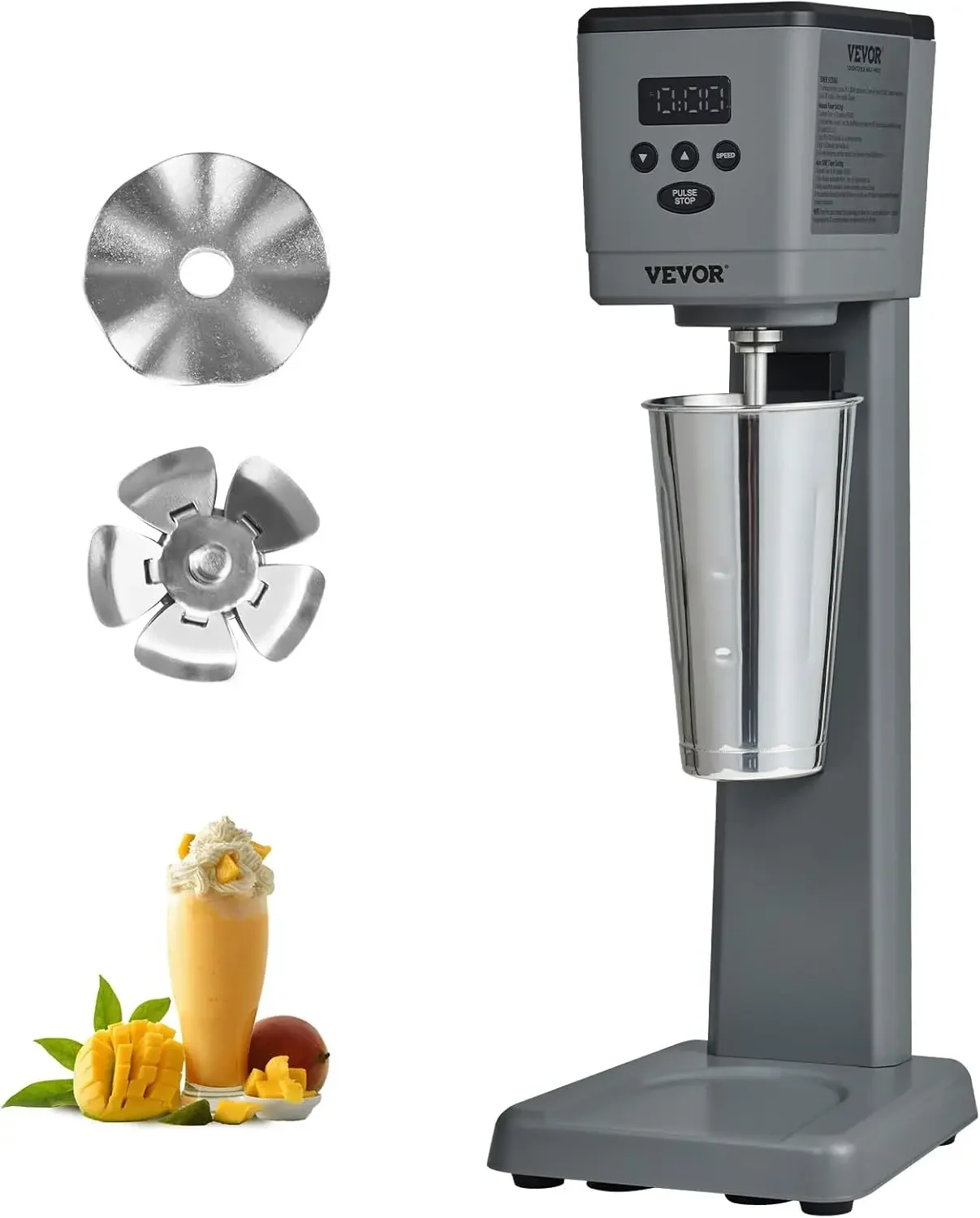 Milkshake Maker, 375W Electric Milkshake Machine, Single Head Drink Mixer Blender Machine, LED Intelligent Microswitch
Milkshake Maker, 375W Electric Milkshake Machine, Single Head Drink Mixer Blender Machine, LED Intelligent Microswitch