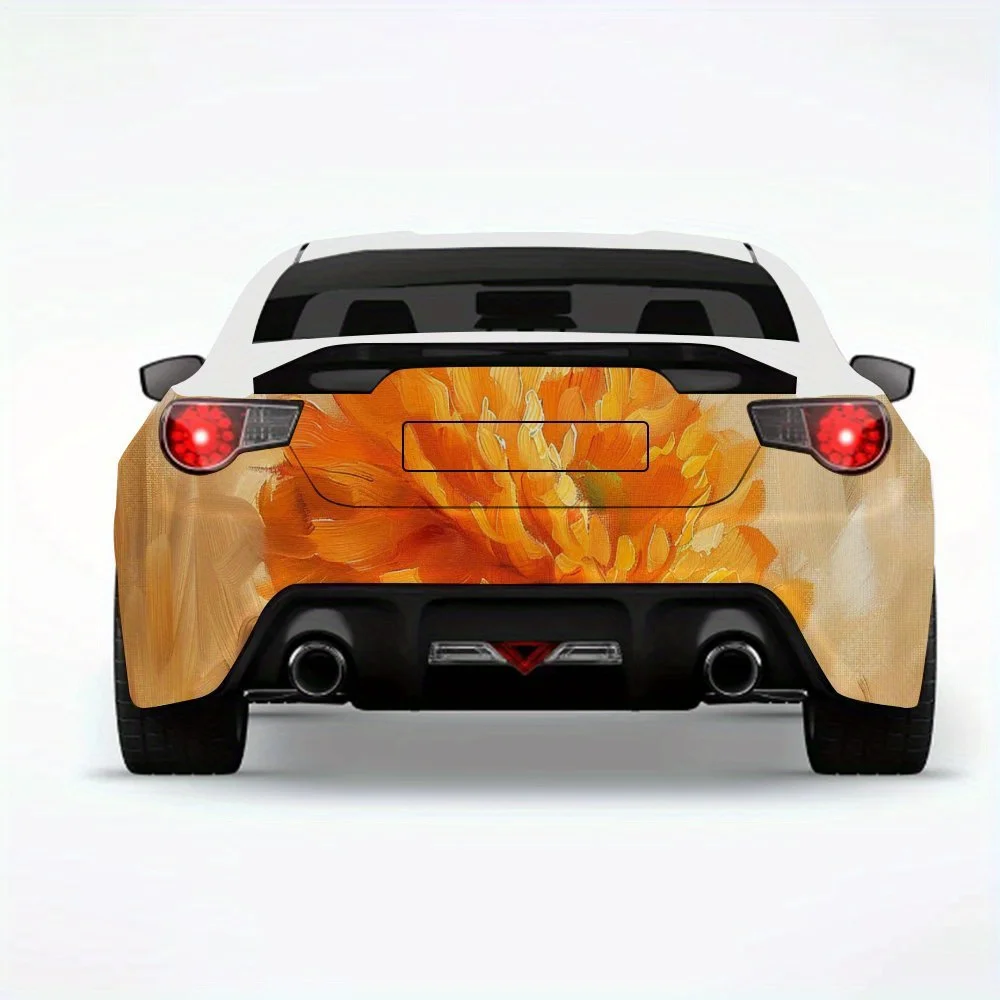 Orange Flower Oil Painting Car StickerVinyl Decal for Car Rear, Waterproof Self-Adhesive Vinyl Stickers for Vehicle Tail & Bumpe
Orange Flower Oil Painting Car StickerVinyl Decal for Car Rear, Waterproof Self-Adhesive Vinyl Stickers for Vehicle Tail & Bumpe