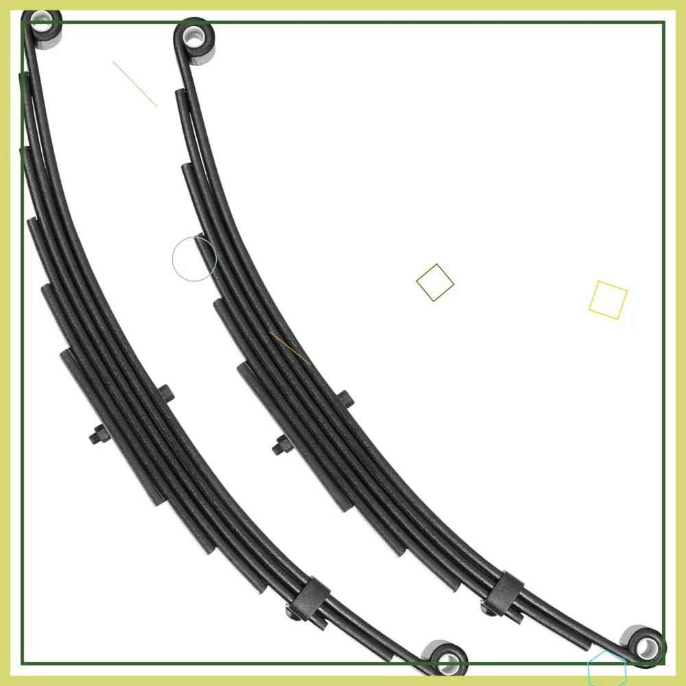 6 Leaf Double Eye Trailer Leaf Spring, 3500 lbs Cap, 25-1/4" Length for 7000 lbs Axle Suspension - Set 2
6 Leaf Double Eye Trailer Leaf Spring, 3500 lbs Cap, 25-1/4" Length for 7000 lbs Axle Suspension - Set 2