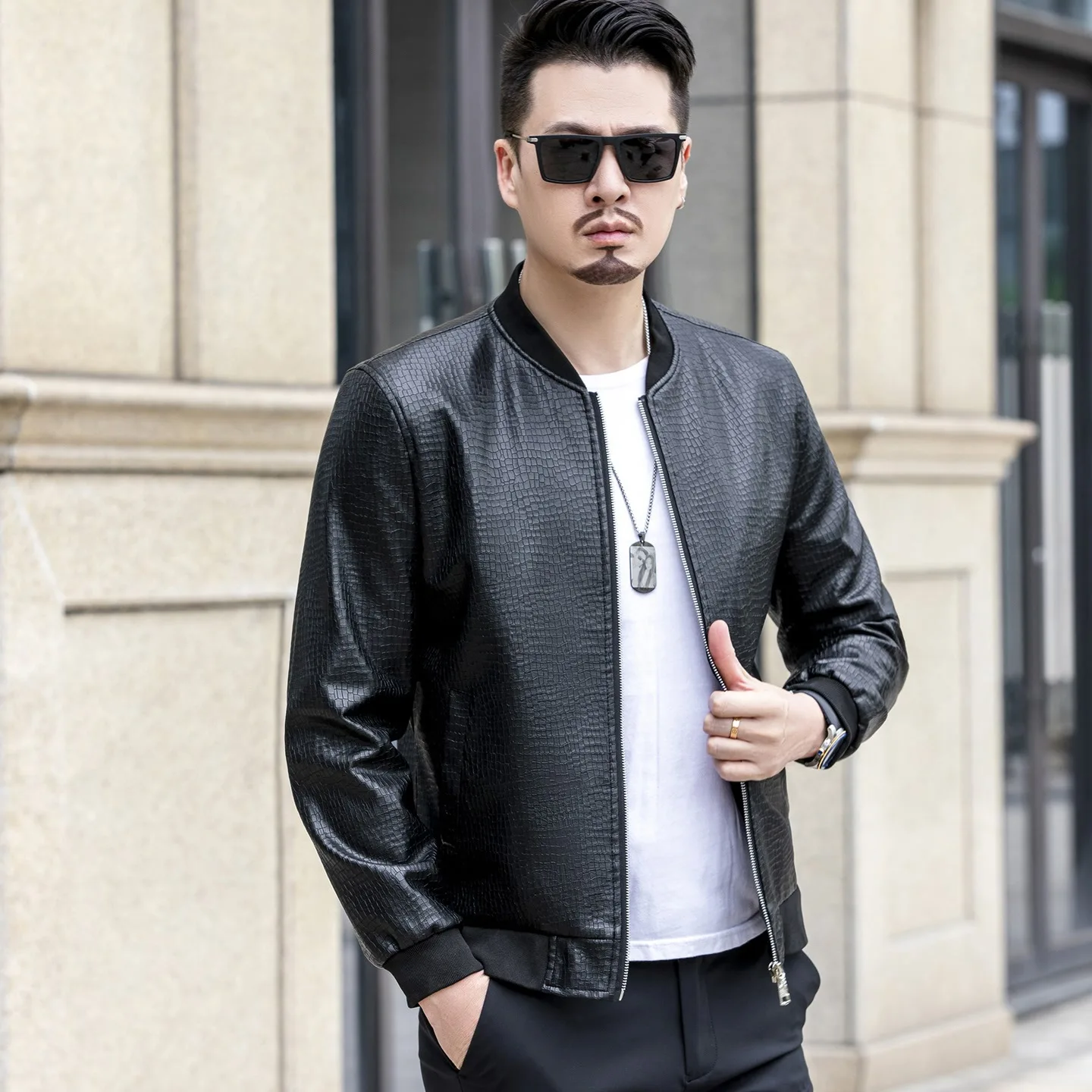 2024 Men's New Casual Fashion All-Matching Zipper Baseball Collar Pu Leather Jacket
2024 Men's New Casual Fashion All-Matching Zipper Baseball Collar Pu Leather Jacket