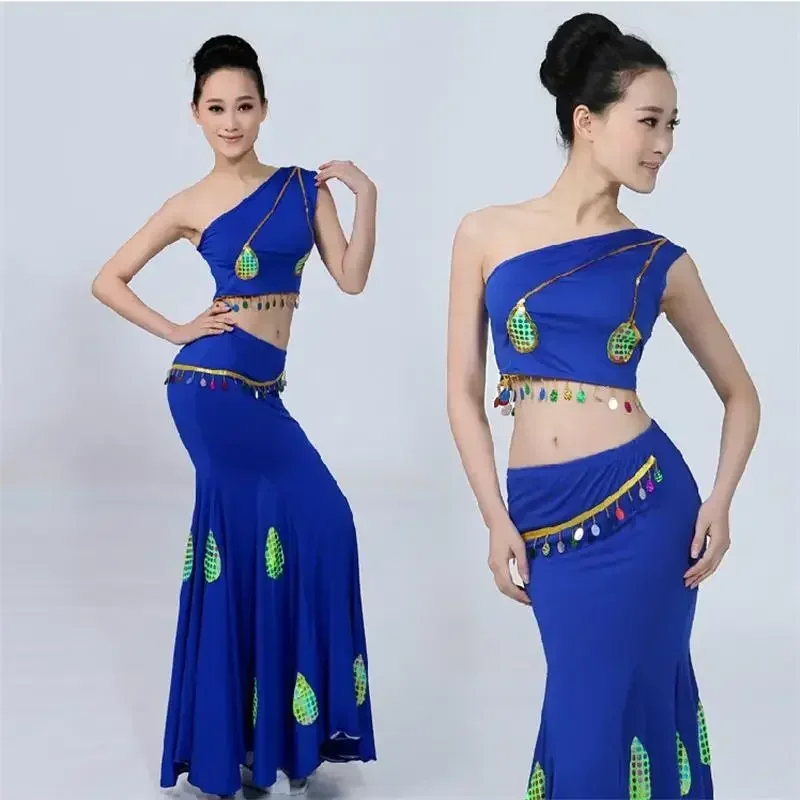 Peacock dance costumes dance clothes performance clothing skirt package hip fishtail skirt practice skirt
Peacock dance costumes dance clothes performance clothing skirt package hip fishtail skirt practice skirt