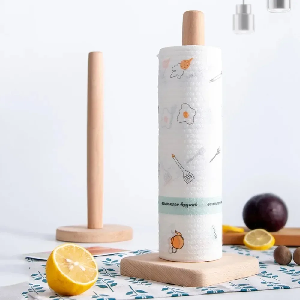 Kitchen Wooden Roll Paper Towel Holder Bathroom Tissue Vertical Stand Disposable Paper Pot Kitchen Toilet Storage Accessories
Kitchen Wooden Roll Paper Towel Holder Bathroom Tissue Vertical Stand Disposable Paper Pot Kitchen Toilet Storage Accessories