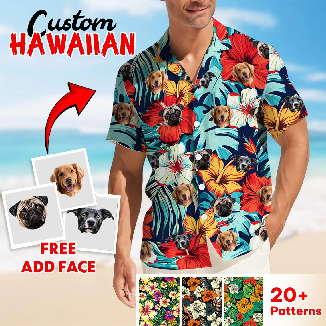 Custom Pet Dog Cat Hawaiian Shirt Unisex Funny Personalized 3D Print Buttons Shirts 2025 Beach Short Sleeve Lapel Shirts Blouses
Custom Pet Dog Cat Hawaiian Shirt Unisex Funny Personalized 3D Print Buttons Shirts 2025 Beach Short Sleeve Lapel Shirts Blouses