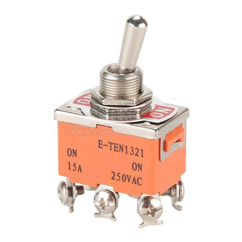 2Pcs E-TEN1321 ON-ON 15A 250VAC Orange High Temperature Resistant Toggle Rocker Switch Power Supply Knob for Electronic Componen
2Pcs E-TEN1321 ON-ON 15A 250VAC Orange High Temperature Resistant Toggle Rocker Switch Power Supply Knob for Electronic Componen