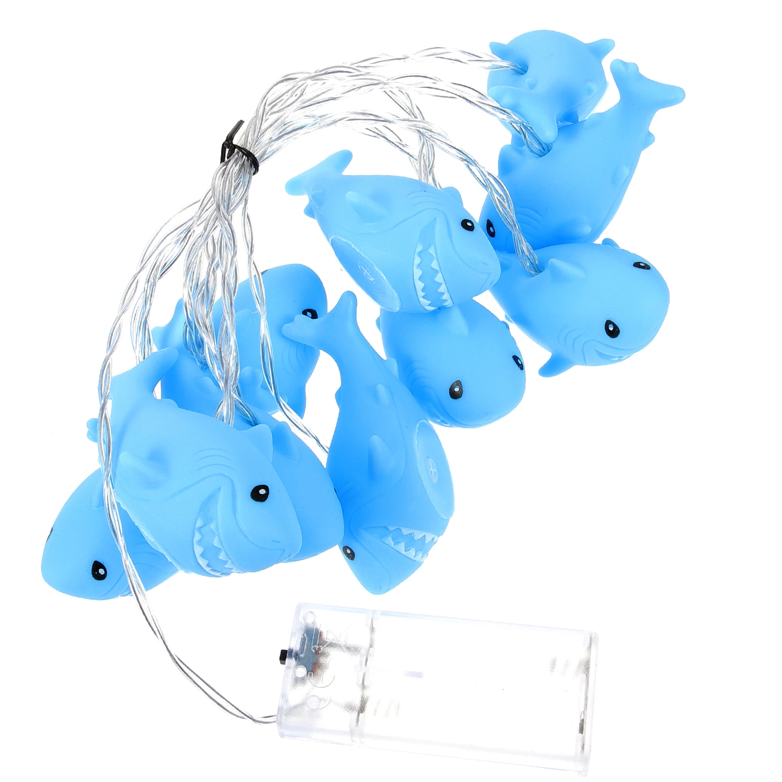 Shark Light String 3M 15LEDs Sky blue Bright Luster Non fading DIY Pendant Festival Decoration Plastic Light Pendant Party Adorn
Shark Light String 3M 15LEDs Sky blue Bright Luster Non fading DIY Pendant Festival Decoration Plastic Light Pendant Party Adorn