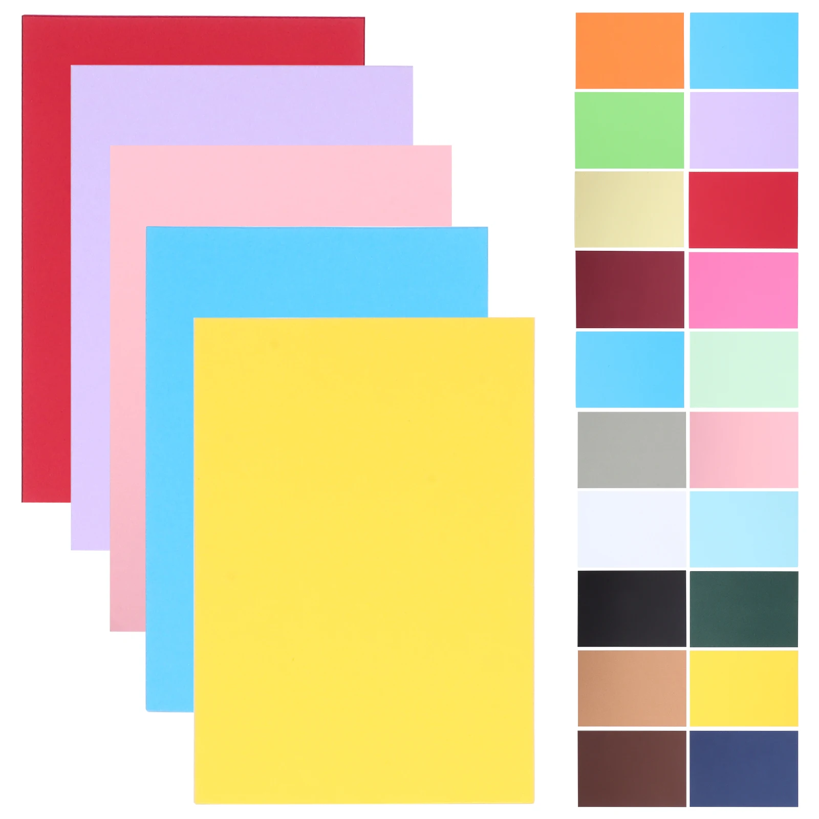 100 Sheets 230g Paper Cardstock Paper Mixed 20 Colors Children Painting Craft Origami DIY Print Materials
100 Sheets 230g Paper Cardstock Paper Mixed 20 Colors Children Painting Craft Origami DIY Print Materials