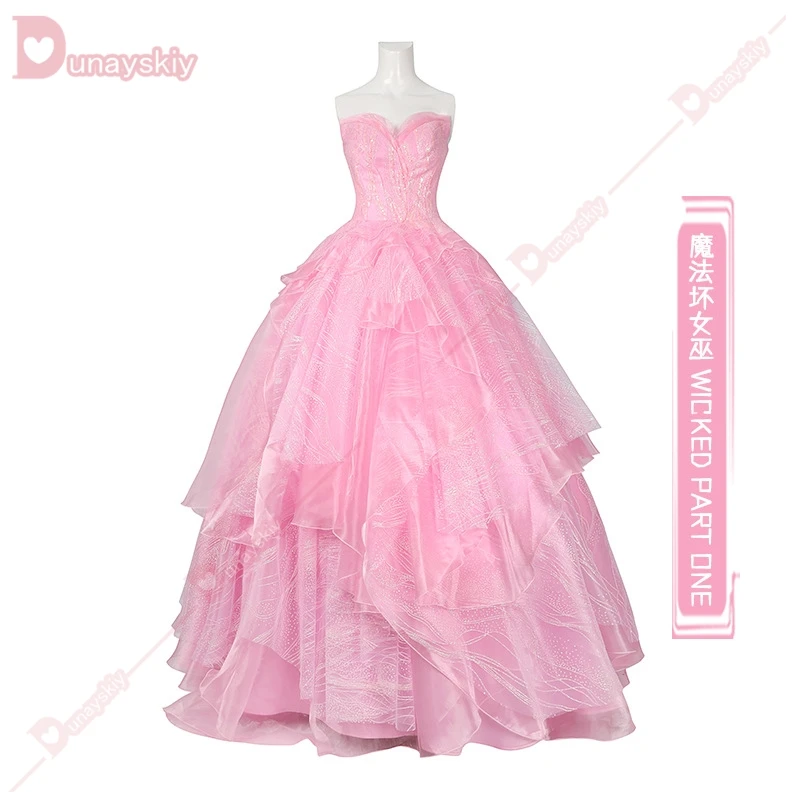 Glinda Wicked Cosplay Costume Disguise Adult Women Pink Dress Halo Roleplay Female Dresse Fantasy Outfit Halloween Carnival Suit
Glinda Wicked Cosplay Costume Disguise Adult Women Pink Dress Halo Roleplay Female Dresse Fantasy Outfit Halloween Carnival Suit
