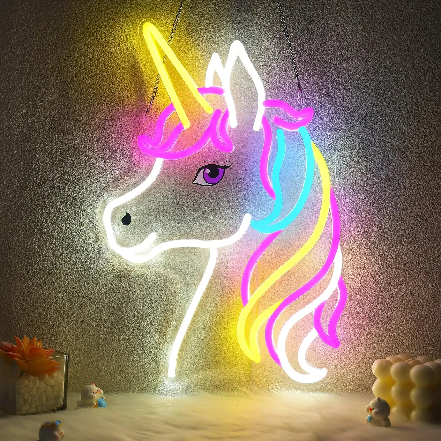 Unicorn Neon Sign LED Neon Lamp Dimmable for Birthday Party Home Patio Garden Hotel Store Club Decor Gift for Friend Family Kid
Unicorn Neon Sign LED Neon Lamp Dimmable for Birthday Party Home Patio Garden Hotel Store Club Decor Gift for Friend Family Kid