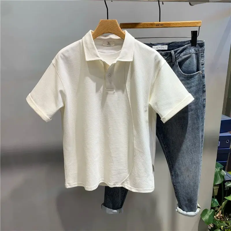 Men's Clothing New Arrival American Vintage Style Short Sleeve T-Shirt Summer Loose Fit Versatile Casual Half Sleeve Tee
Men's Clothing New Arrival American Vintage Style Short Sleeve T-Shirt Summer Loose Fit Versatile Casual Half Sleeve Tee