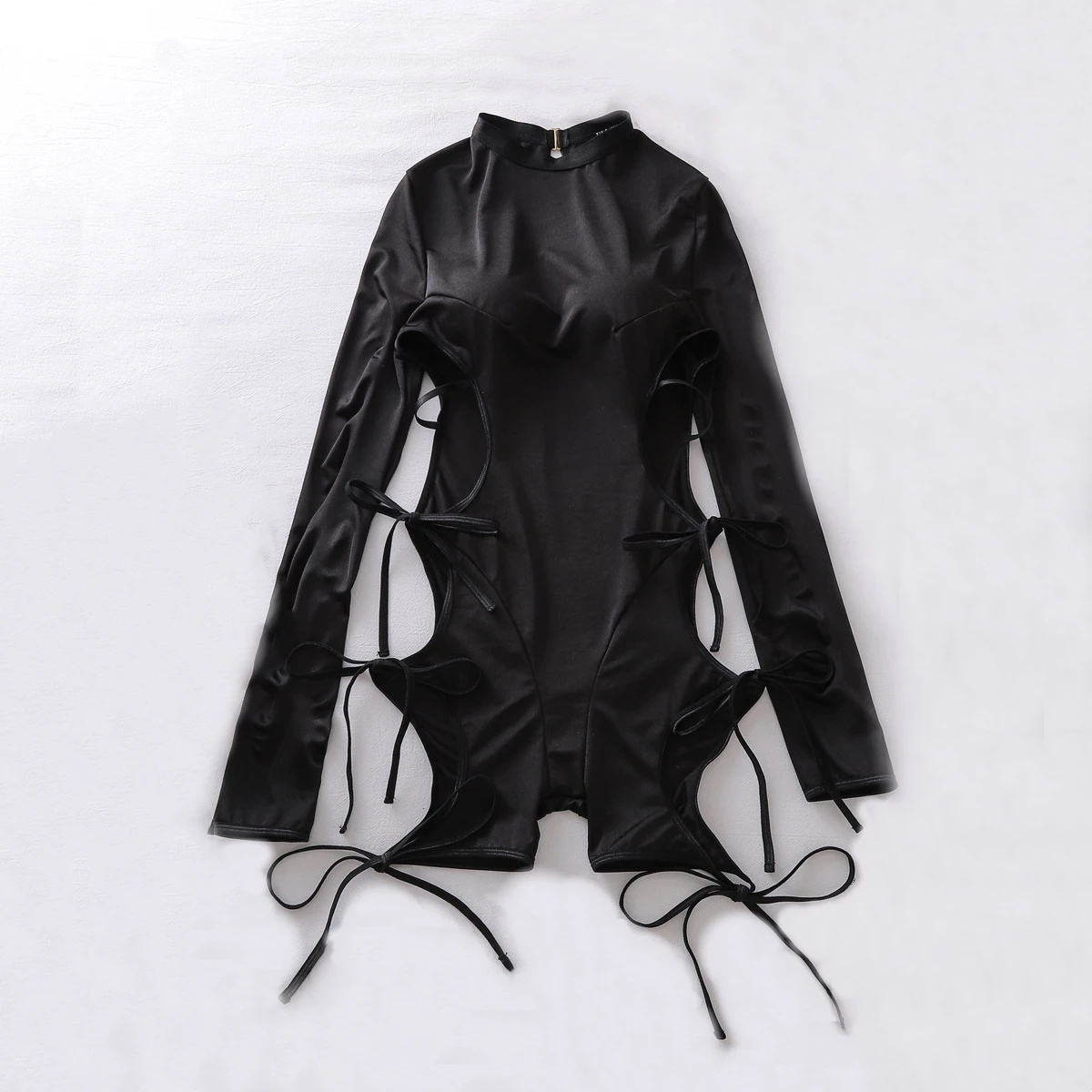 Hot Girl Style Design Irregular Side Hollowed Strap Jumpsuits Women's Black Bandage Exotic Bodysuits Female Sexy Exotic Lingerie
Hot Girl Style Design Irregular Side Hollowed Strap Jumpsuits Women's Black Bandage Exotic Bodysuits Female Sexy Exotic Lingerie