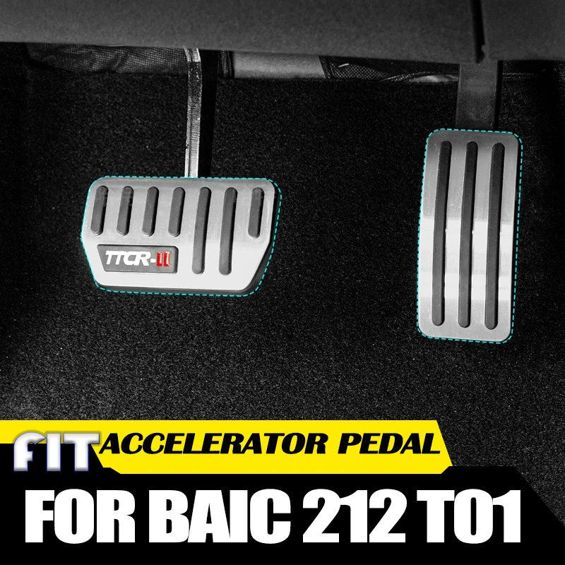 Car Accelerator and Brake Pedals Fit for BAIC 212 T01 2024-2026 Modified Car Driver Specific Anti-skid Rest Pedal Accessories
Car Accelerator and Brake Pedals Fit for BAIC 212 T01 2024-2026 Modified Car Driver Specific Anti-skid Rest Pedal Accessories