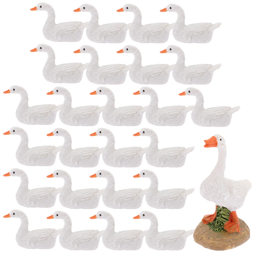 26 Pcs Multi-Function Mini Figurine Duck Ornament White Small Animals Figures Garden Yard Decor Balcony Resin Statue Home Supply
26 Pcs Multi-Function Mini Figurine Duck Ornament White Small Animals Figures Garden Yard Decor Balcony Resin Statue Home Supply